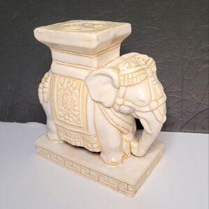 Asian Style Vintage Elephant Stand Statue